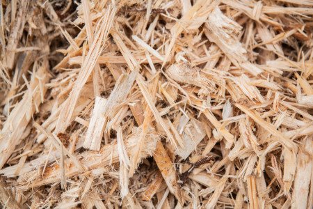 Hackschnitzel aus aufbereitetem Holz